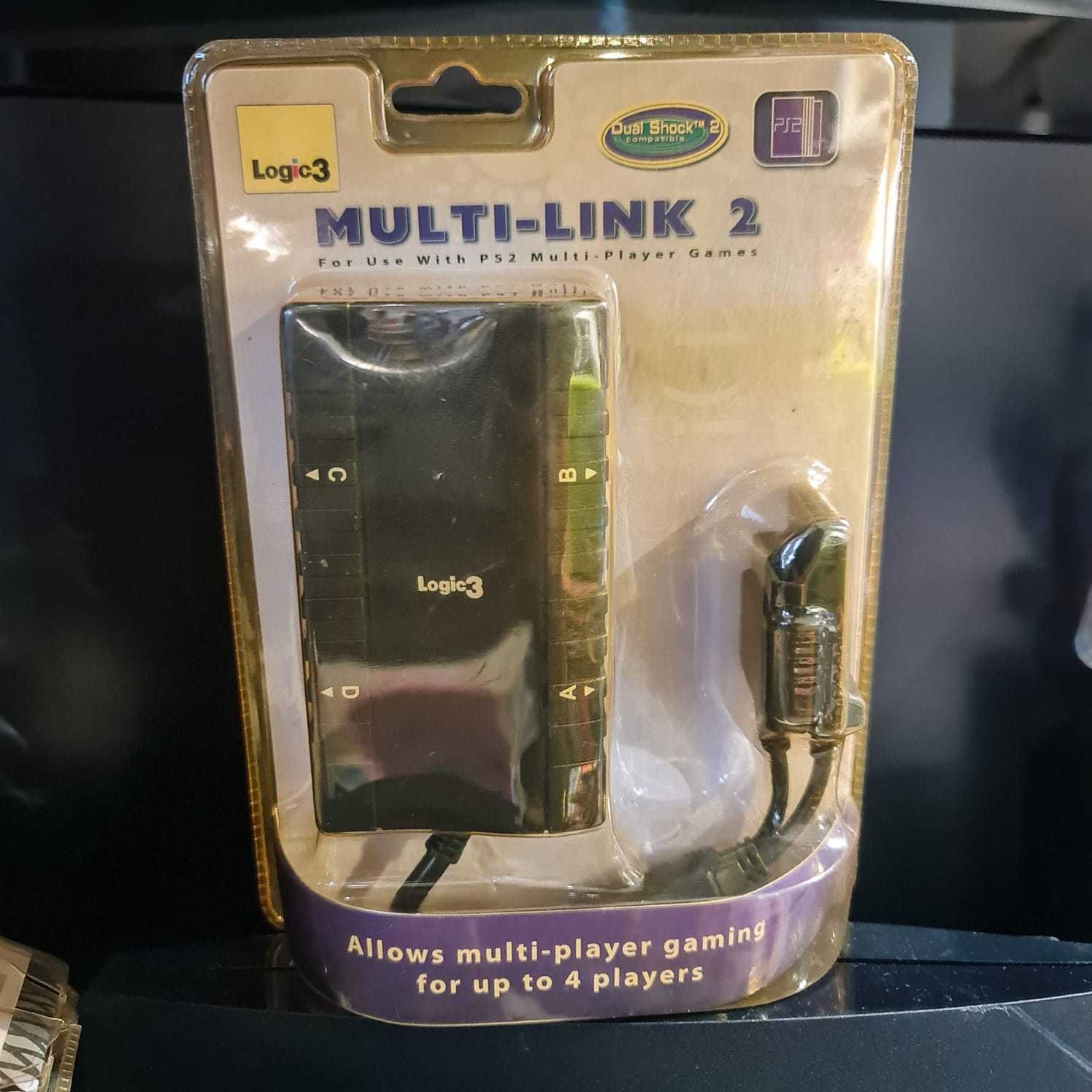 Cabo Multilink 2 – Logic3 para PS2 (até 4 jogadores) – Selado/Original