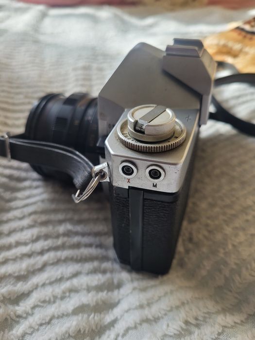 Aparat zabytkowy analogowy Ricoh Singlex TLS 1:2.8 f=55mm