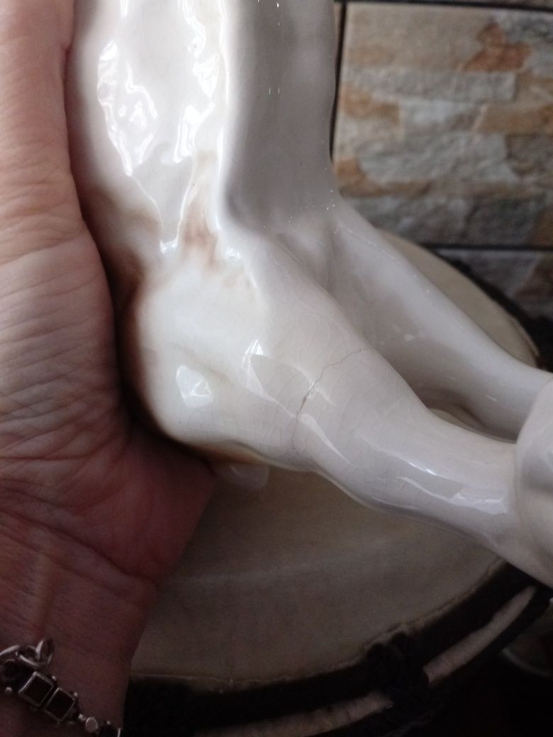 Porcelana figurka Coopercraft piesek spaniel