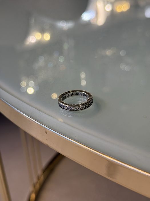 Серебряное кольцо Chrome Hesrts/ Срібне колечко Chrome Hearts жіноче