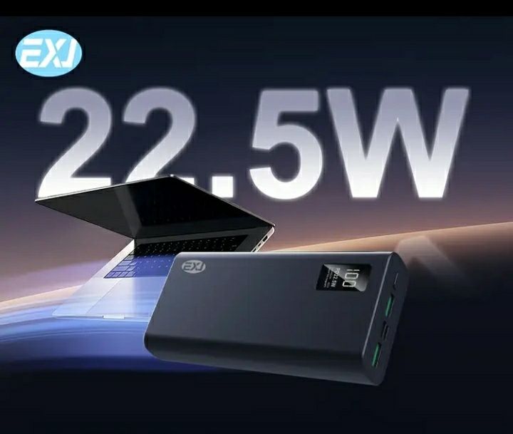 Повербанк EXJ 20000 mAh. 74Wh. Быстрая зарядка.