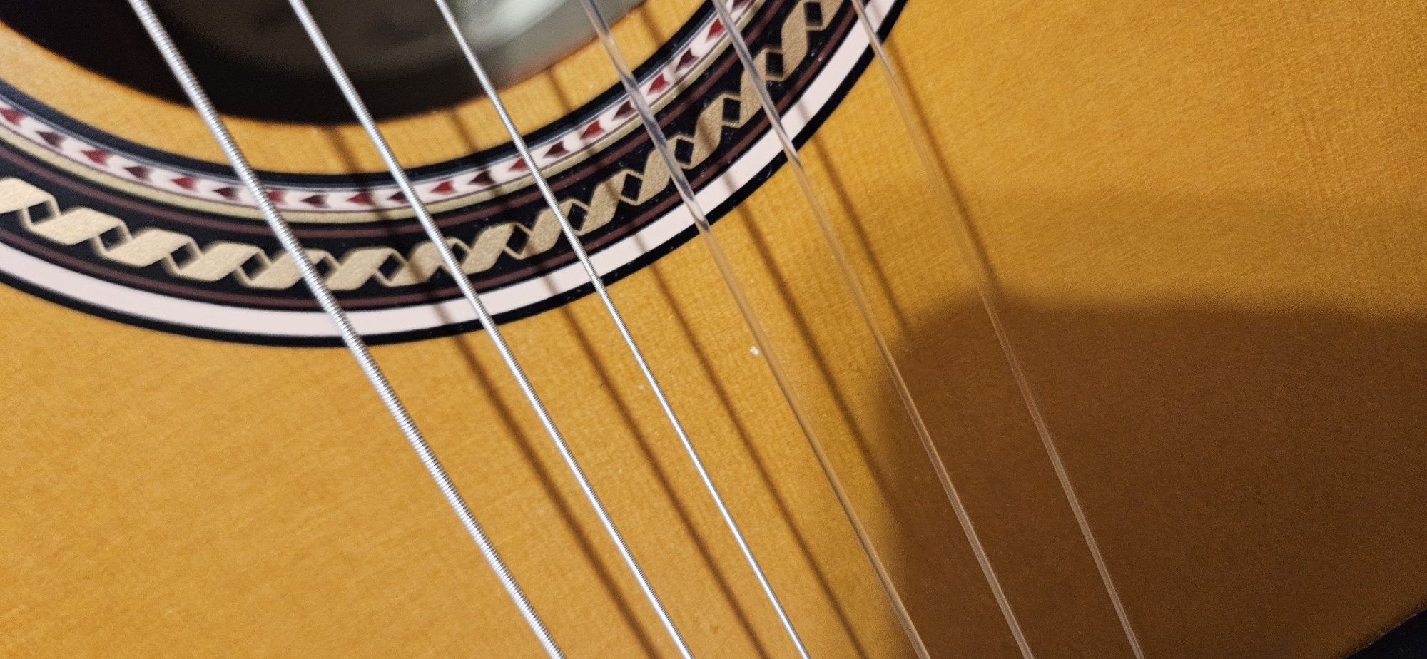 Gitara z pokrowcem.