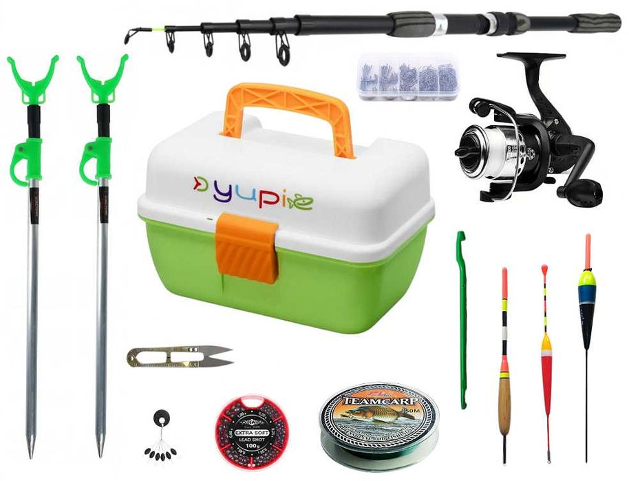 Zestaw wędkarski na ryby dziecięcy spławikowy dla początkującego
