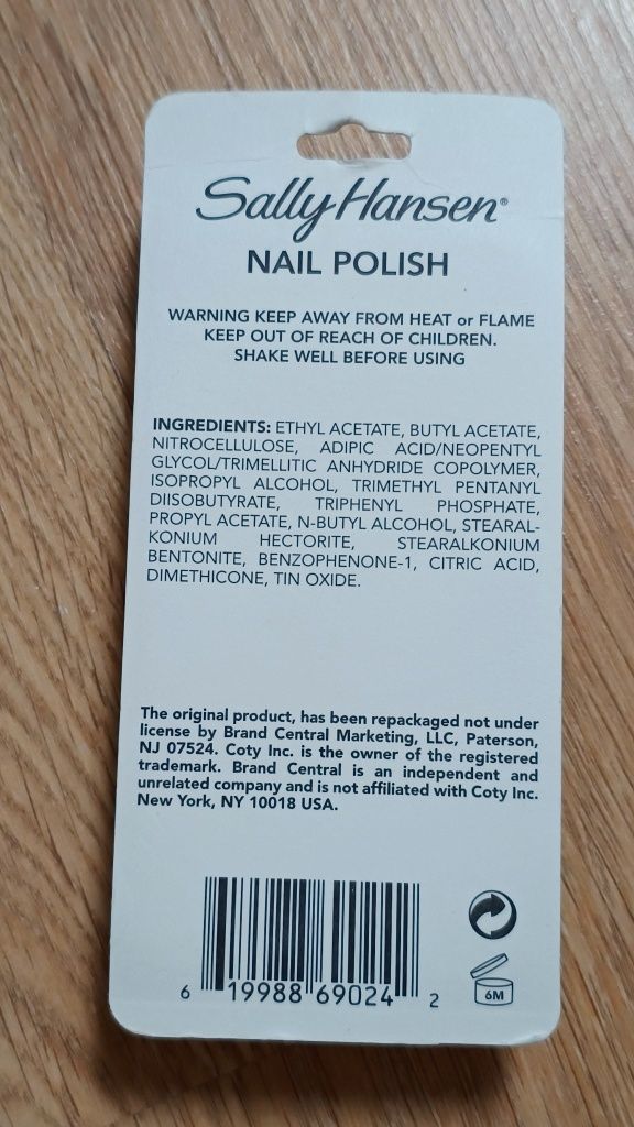 Sally Hansen lakier do zdobienia paznokci pomarańczowy