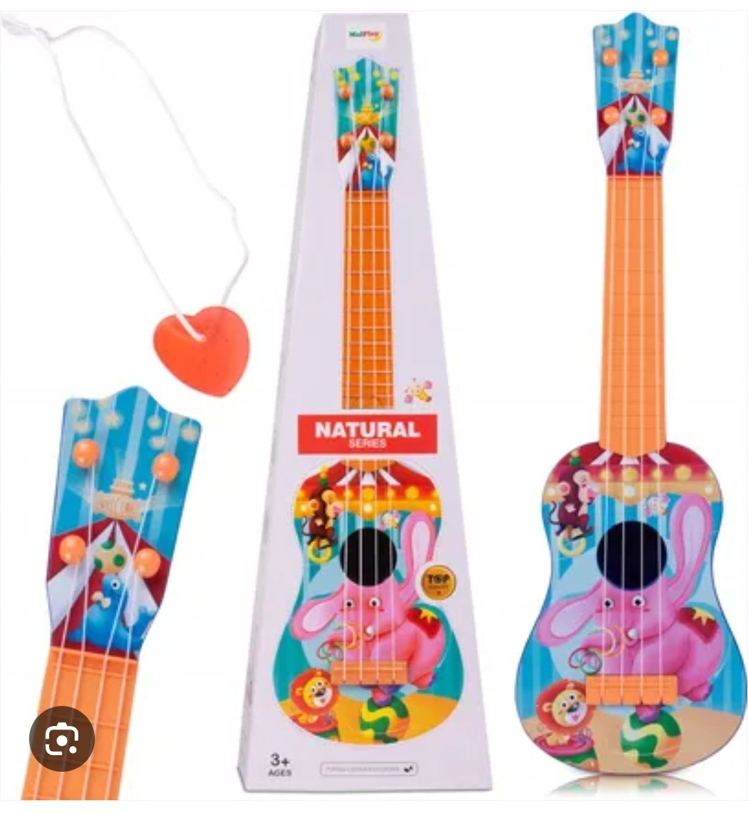 Nowa gitara klasyczna dla dzieci 54cm 4 struny