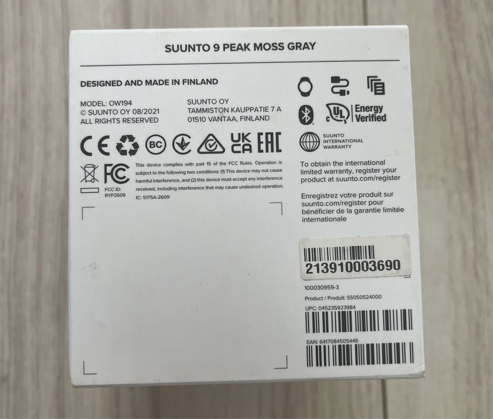 Смарт часы Suunto 9 peak