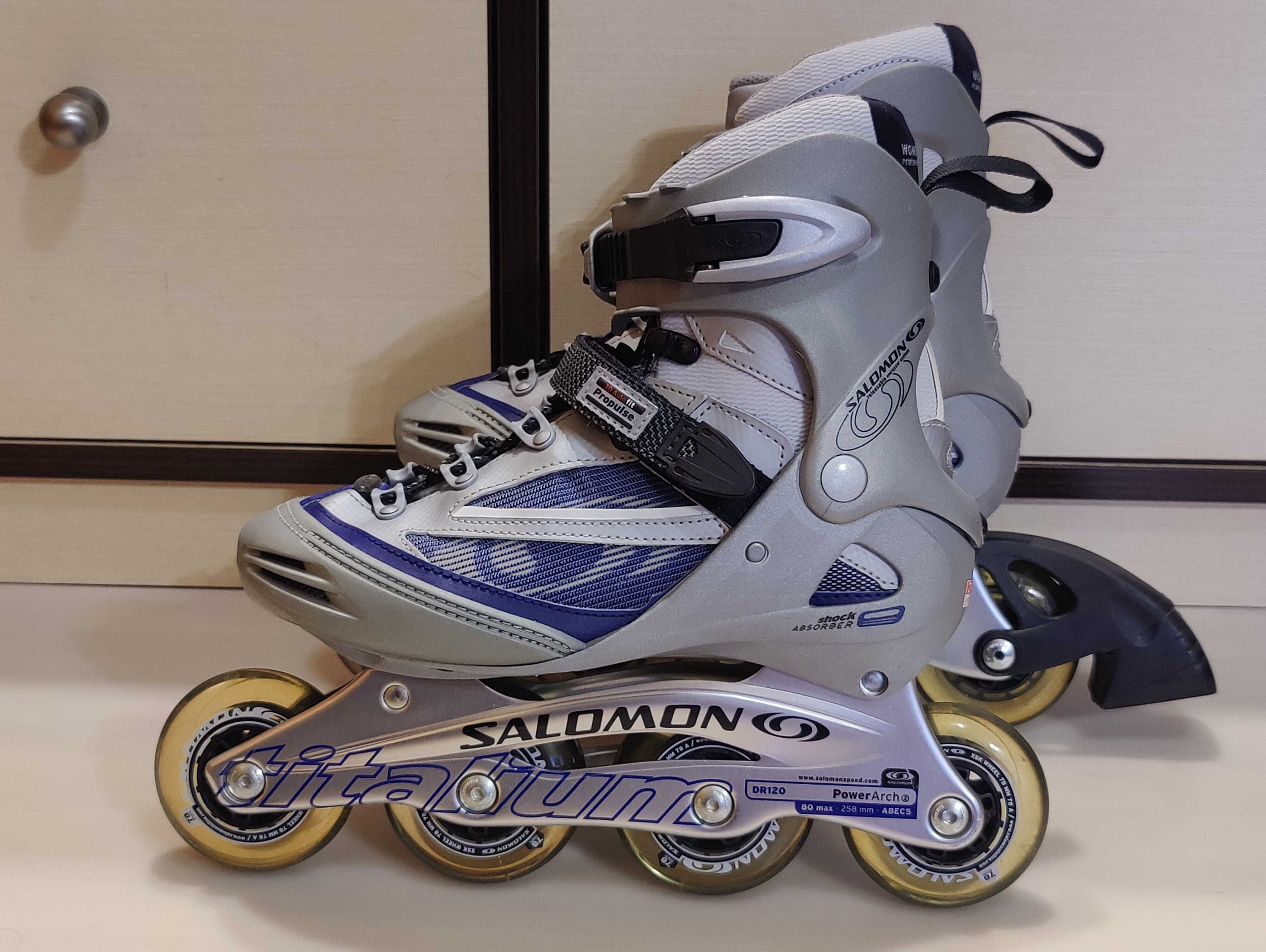 Роликовые коньки Salomon Power Arch 2 DR120 (39 размер) идеал