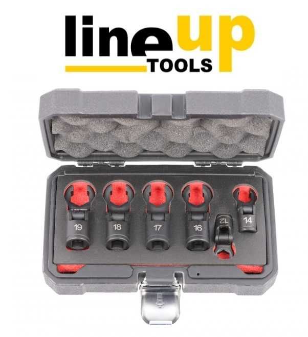 Chaves Flexíveis Abertas para Roquete 1/2 + 3/8 - 6Pcs C/IVA