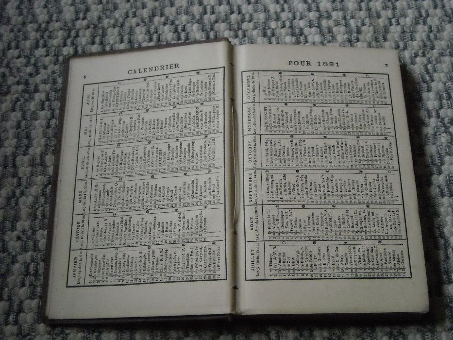 Agendas Dunod - Chemins de Fer - 1881 caminhos ferro