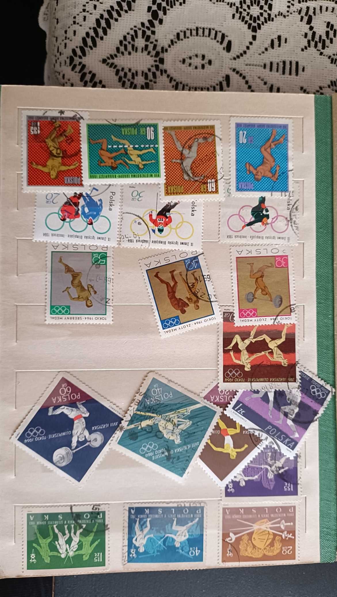 Klaser znaczków pocztowych 21 stron