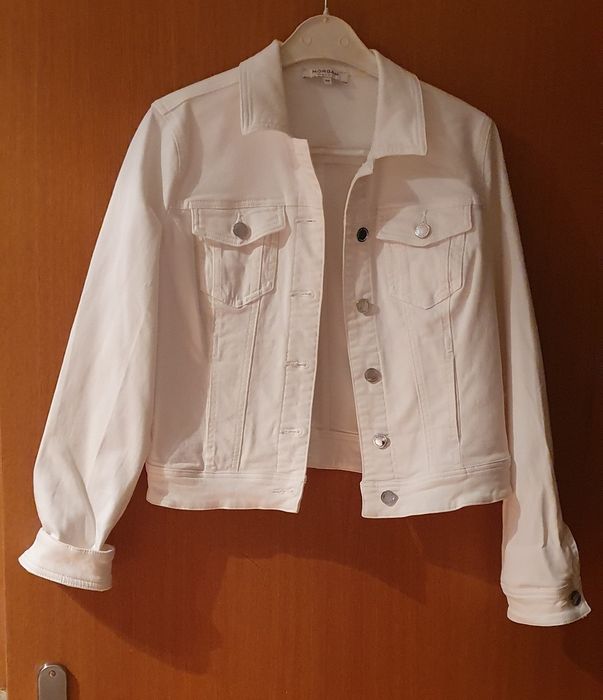 Kurtka jeansowa biała Morgan L