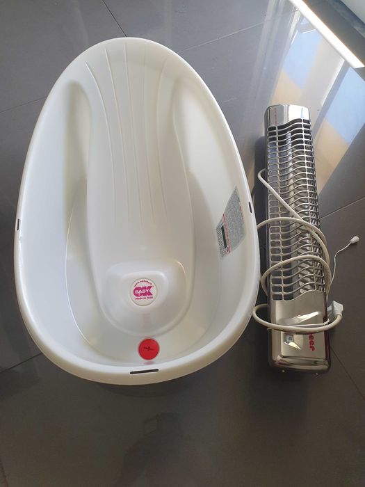 Banheira e aquecedor de wc para bebé