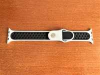 Bracelete/pulseira Desportiva de cor preto e branco para Apple Watch