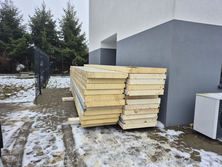 Płyta warstwowa 100mm ,ścinki