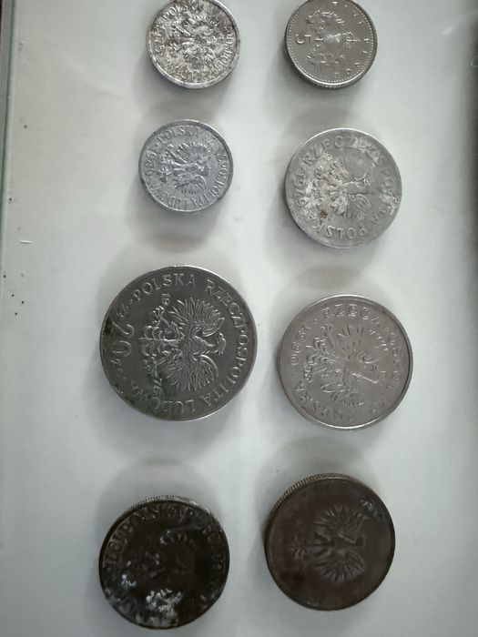 Monety sprzedam stan urzywane jak na zalaczonych zdjeciach