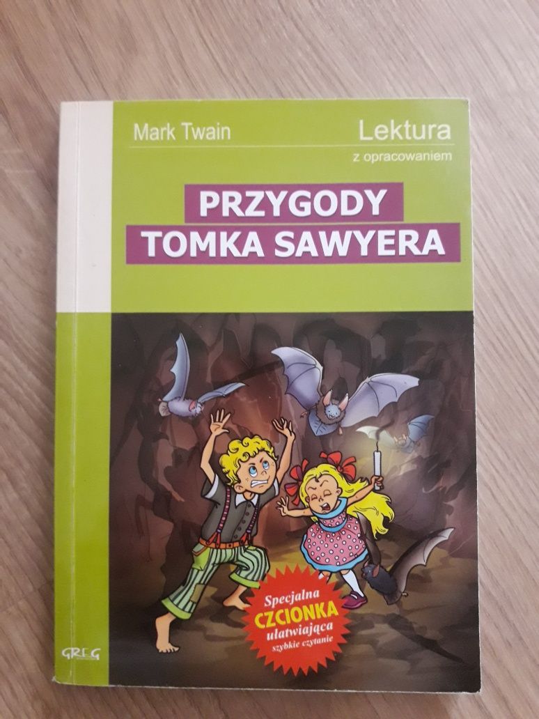 Książka dla dzieci "Przygody Tomka Sawyera" Mark Twain + opracowanie