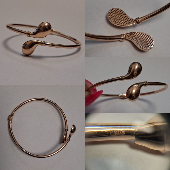 Браслет скоба золотой Жорсткий золотий браслет