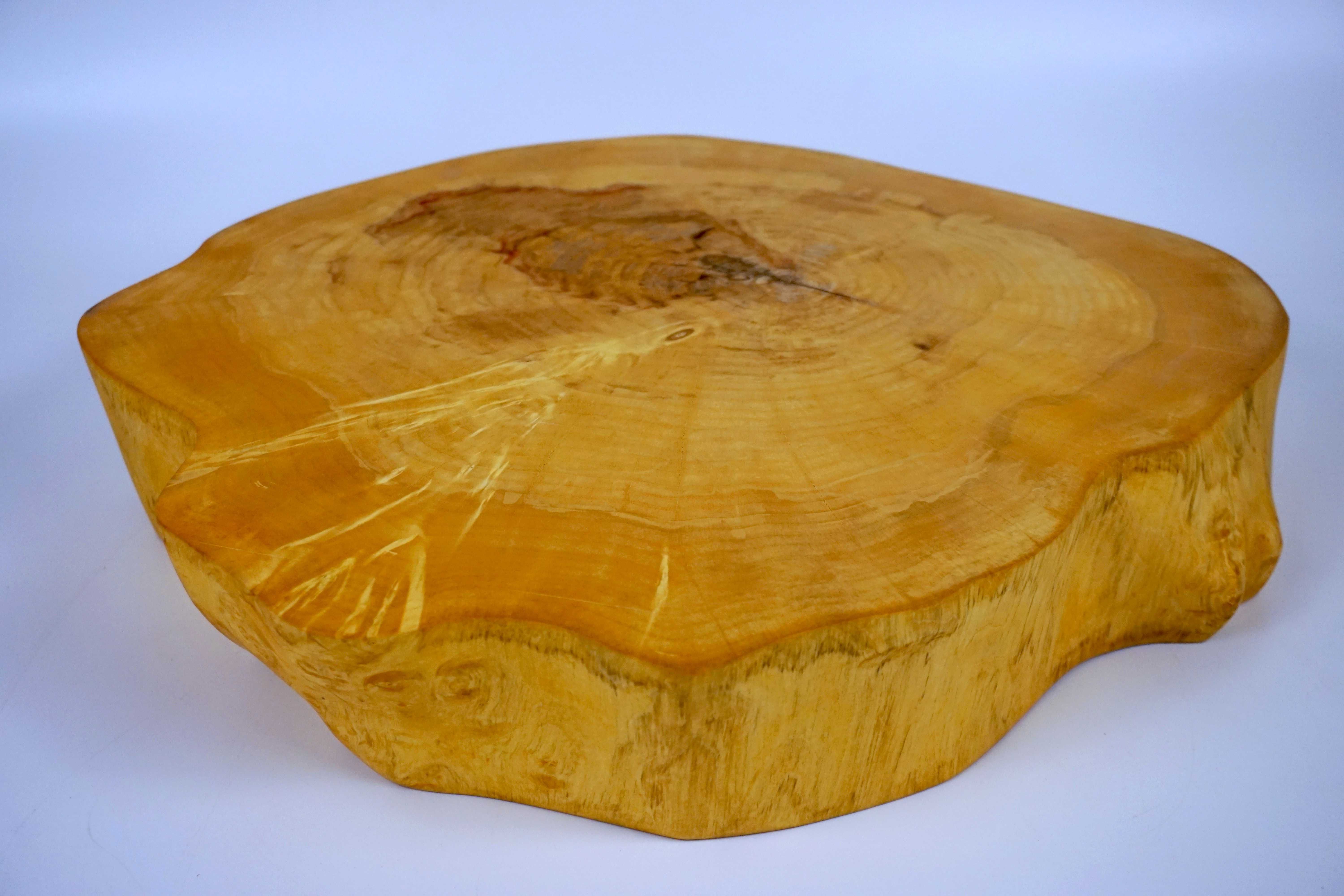 Duża patera z plastra klonu 40 cm