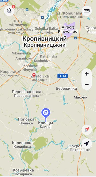 Продажа участка 49 соток с.Клинцы Кировоградский район.