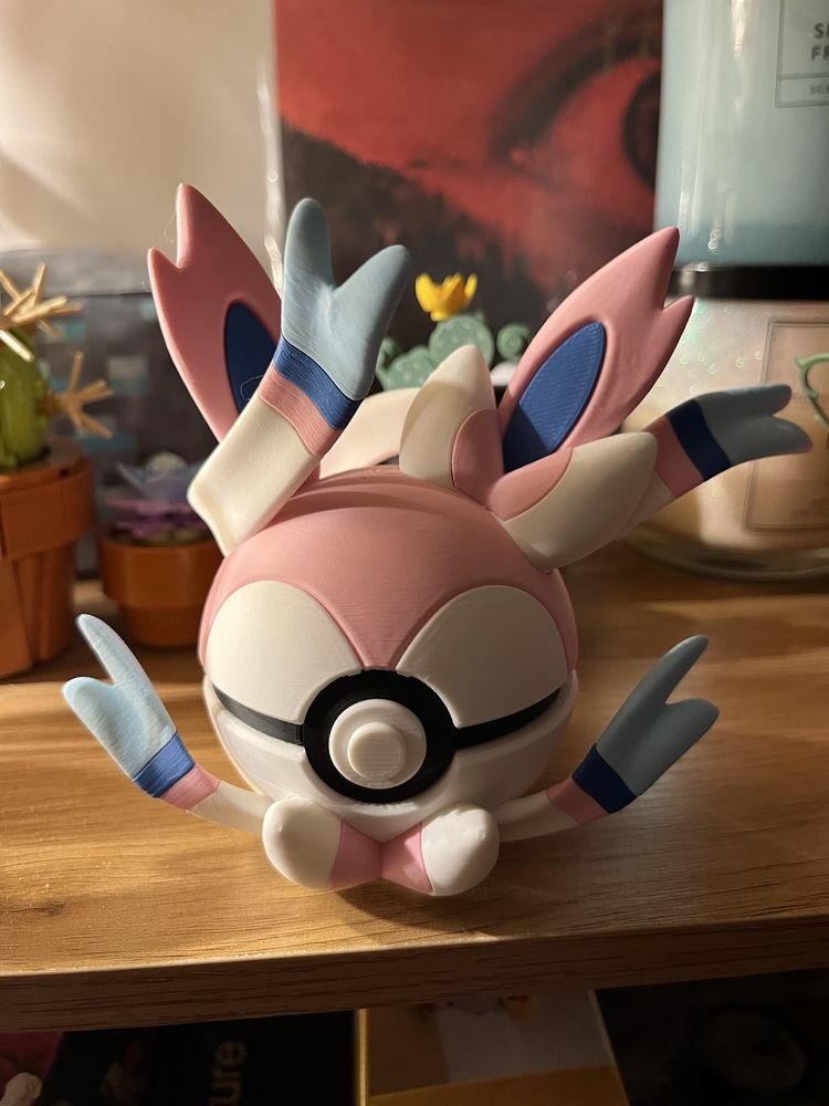 Sylveon pokeball druk 3D