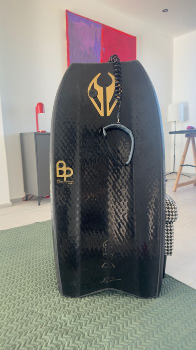 Bodyboard Ben Player com leash