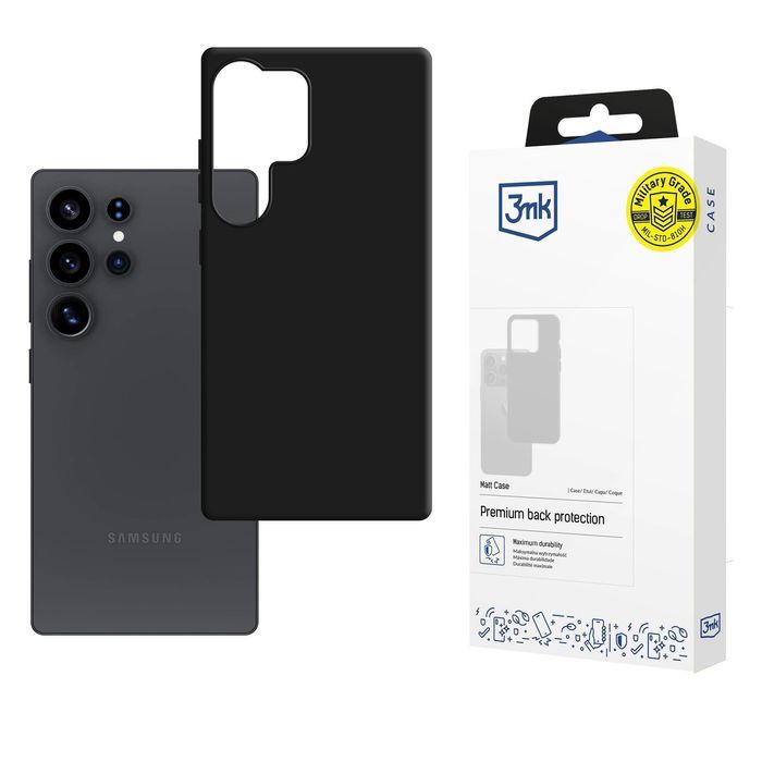 Etui 3mk Matt Case na Samsung Galaxy S25 Ultra - czarne