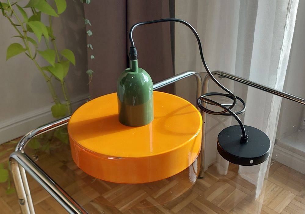 Nowa lampa wisząca szklana w stylu retro vintage dostępna w dwóch