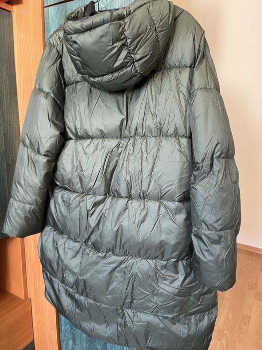 Пальто -пуховик на замку