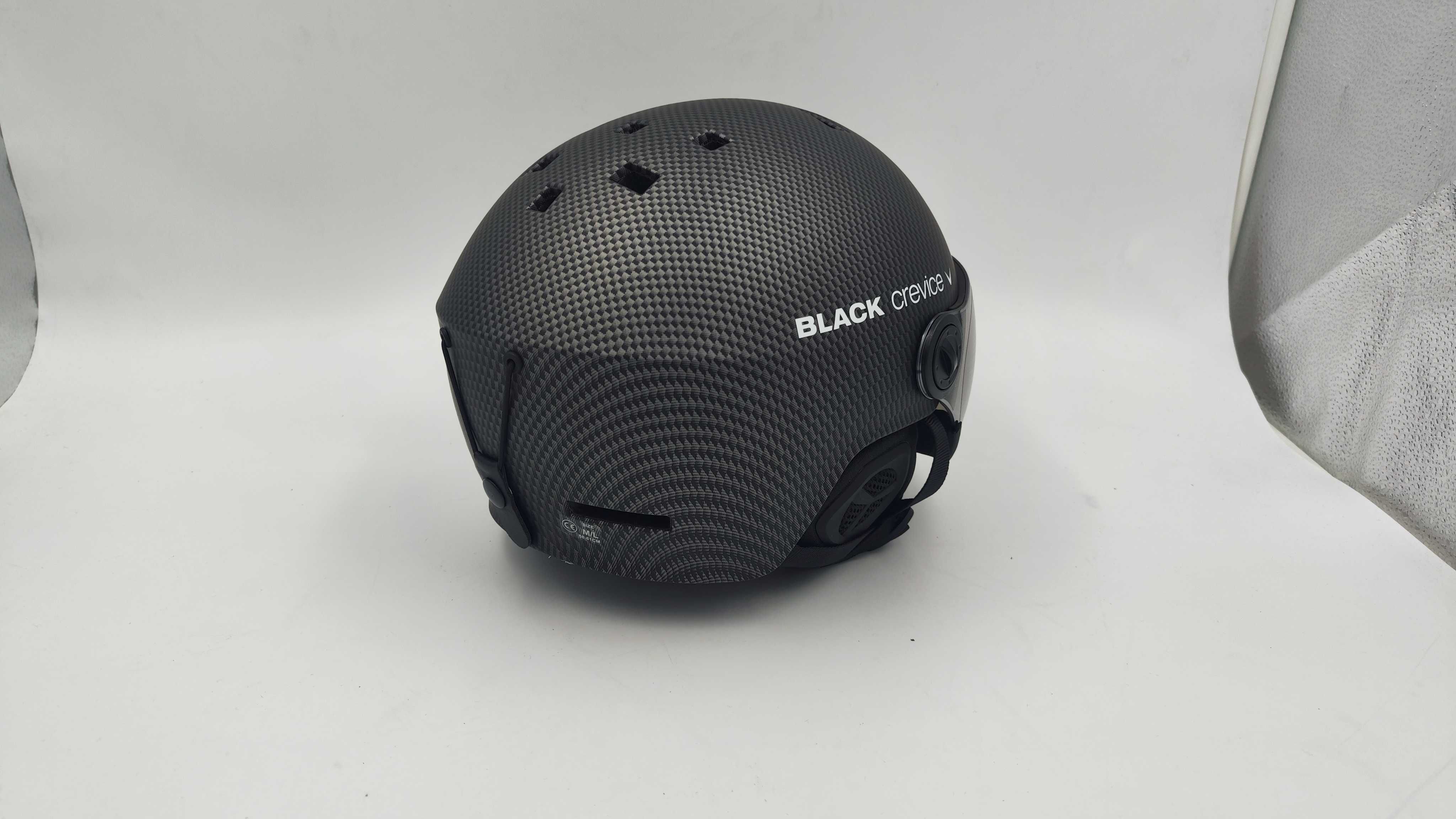 Kask Narciarski Black Crevice Arlberg M/L 58-61 cm  2 wizjery (AO6)