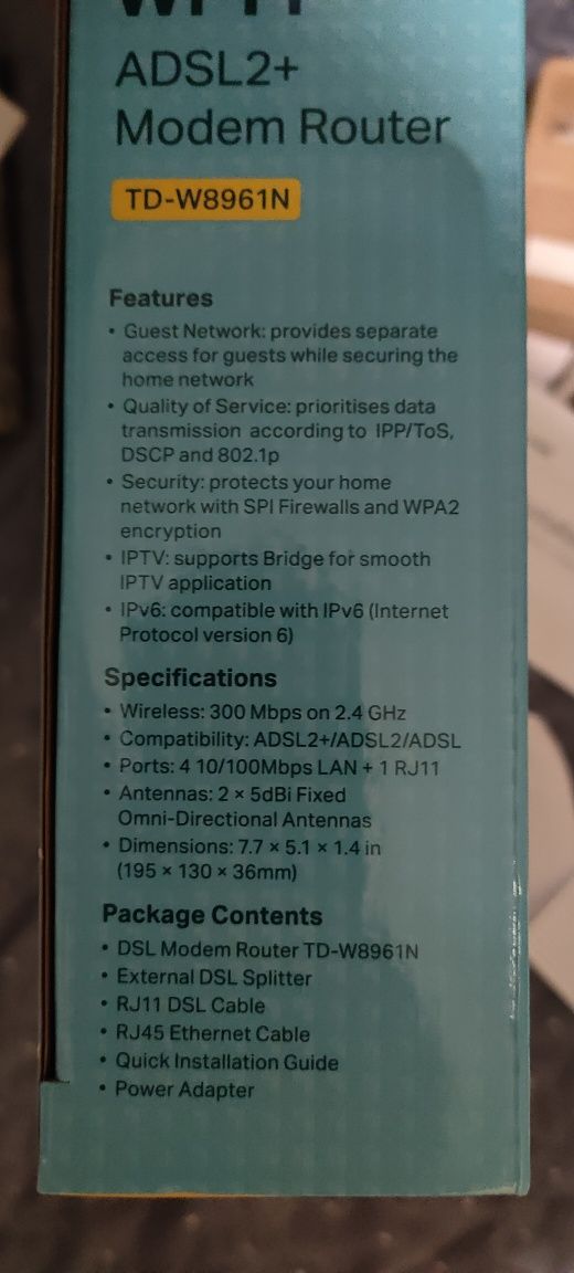 Router tp-link z modemem telefonicznym