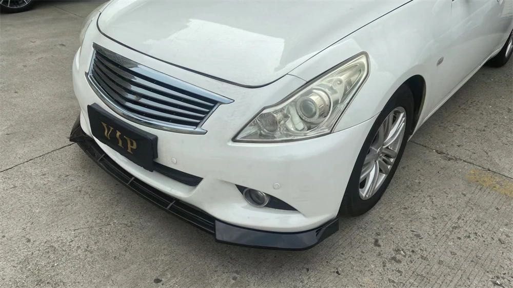 Губа на передний бампер сплитер Infiniti G37 накладка на бампер инфини