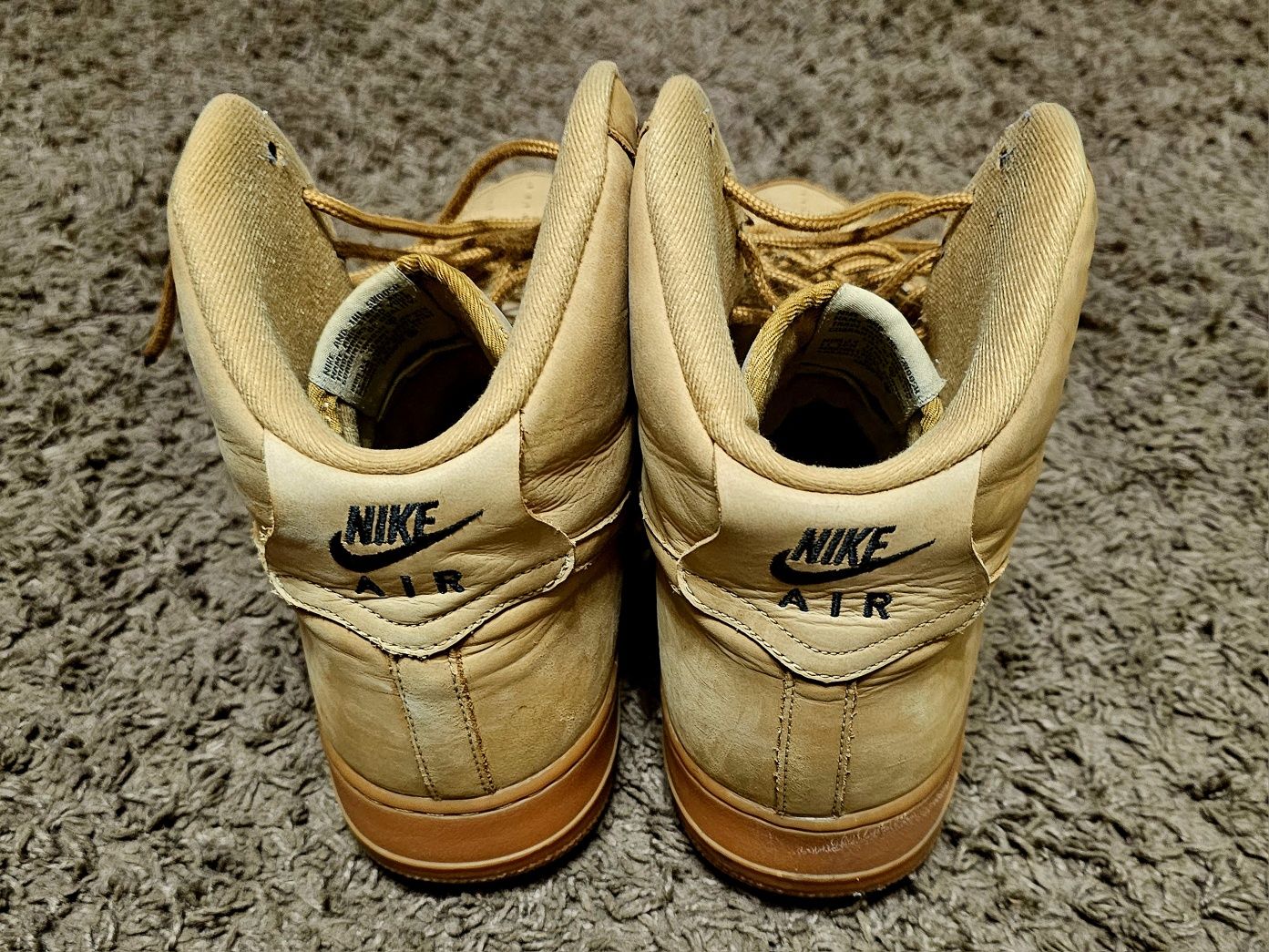Кросівки Nike Air Force зимові 48.5 32 см Jordan NBA