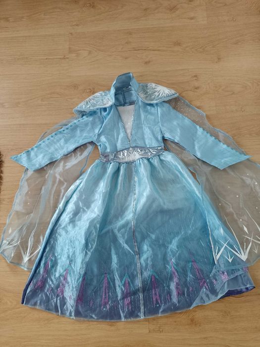 NOWY strój karnawałowy ELZA ELSA Kraina Lodu Frozen II 92/98 (37)