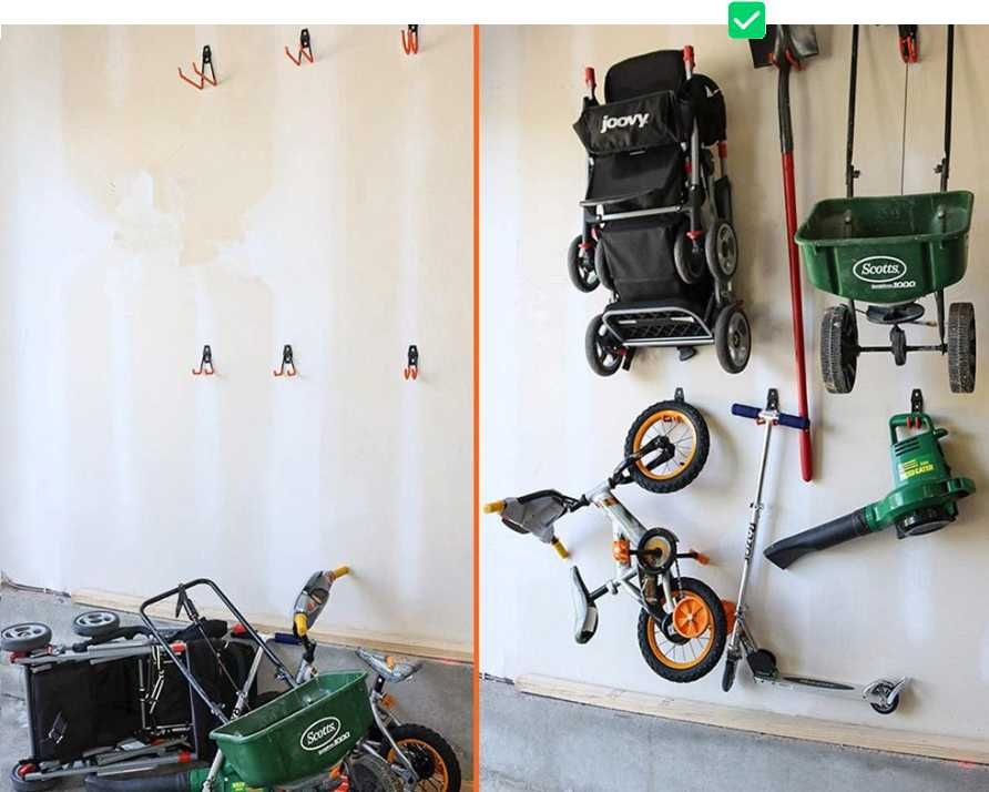 Wieszak rowerowy uchwyt na rower narzędzia ścianę