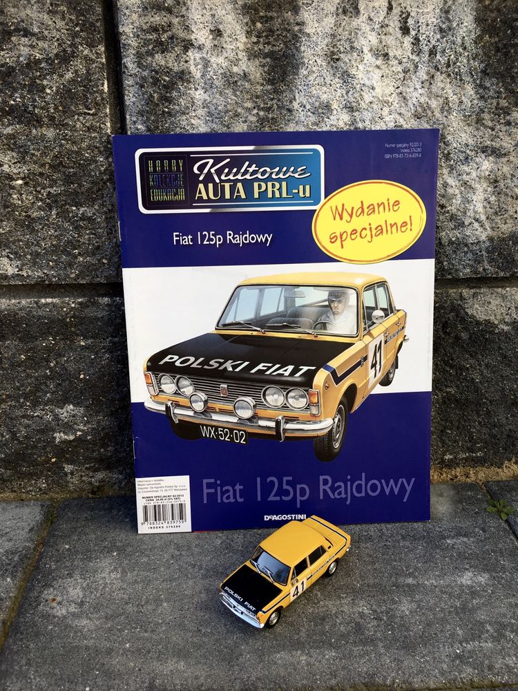 FIAT 125P RAJDOWY-auta PRL,model,autka,kolekcja,wydanie specjalne