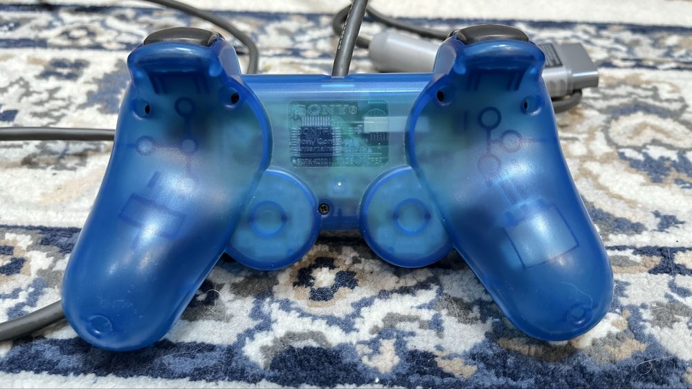 DualShock 2 Pad PS2 bdb niebieski