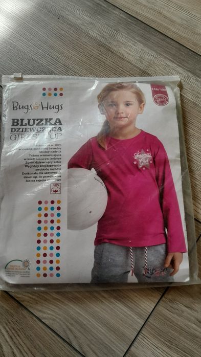 Nowa bluzeczka dziewczęca 116/122 cm