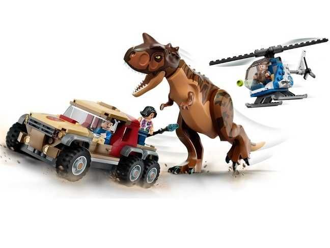 240EL. Nowe klocki Pościg za Karnotaurem do LEGO JURASSIC WORLD 76941