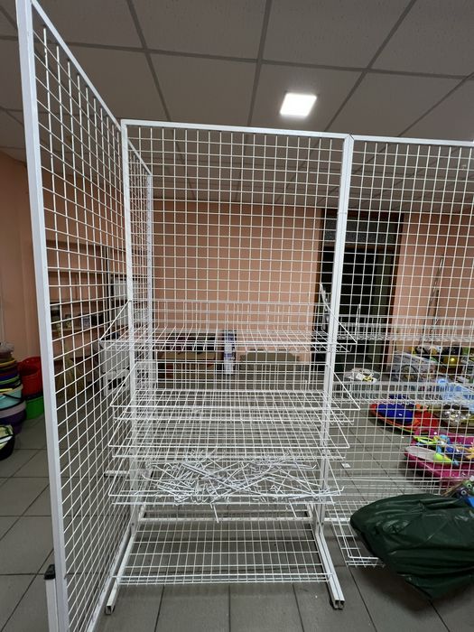 Торгова сітка, гачки, стелаж, полка, вітрина, стійка