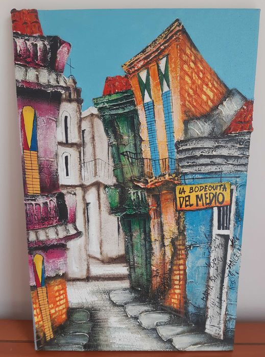 Tela Cubana em Óleo Espatulado