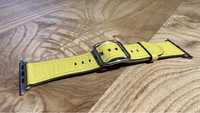 Apple 42mm Classic Buckle - yellow sunny pasek skórzany