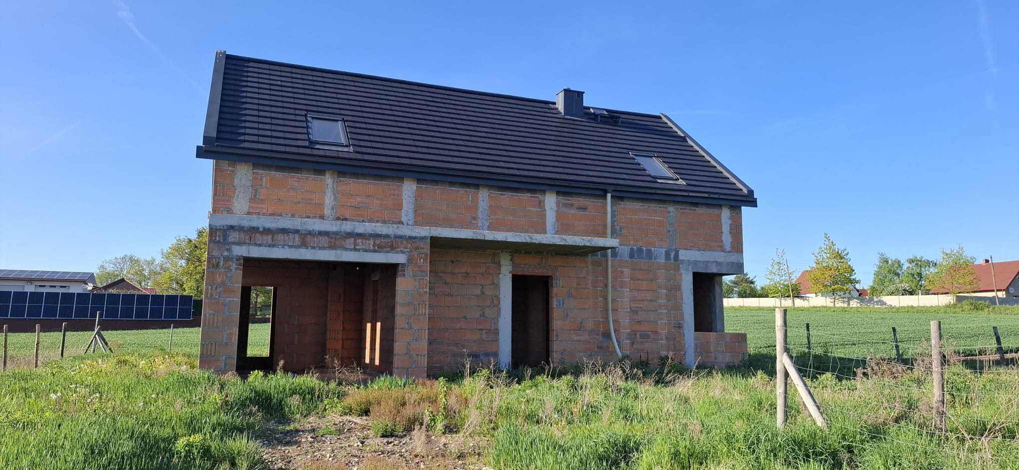 Nowoczesny dom w stanie surowym otwartym – Jędrzychów, Nysa