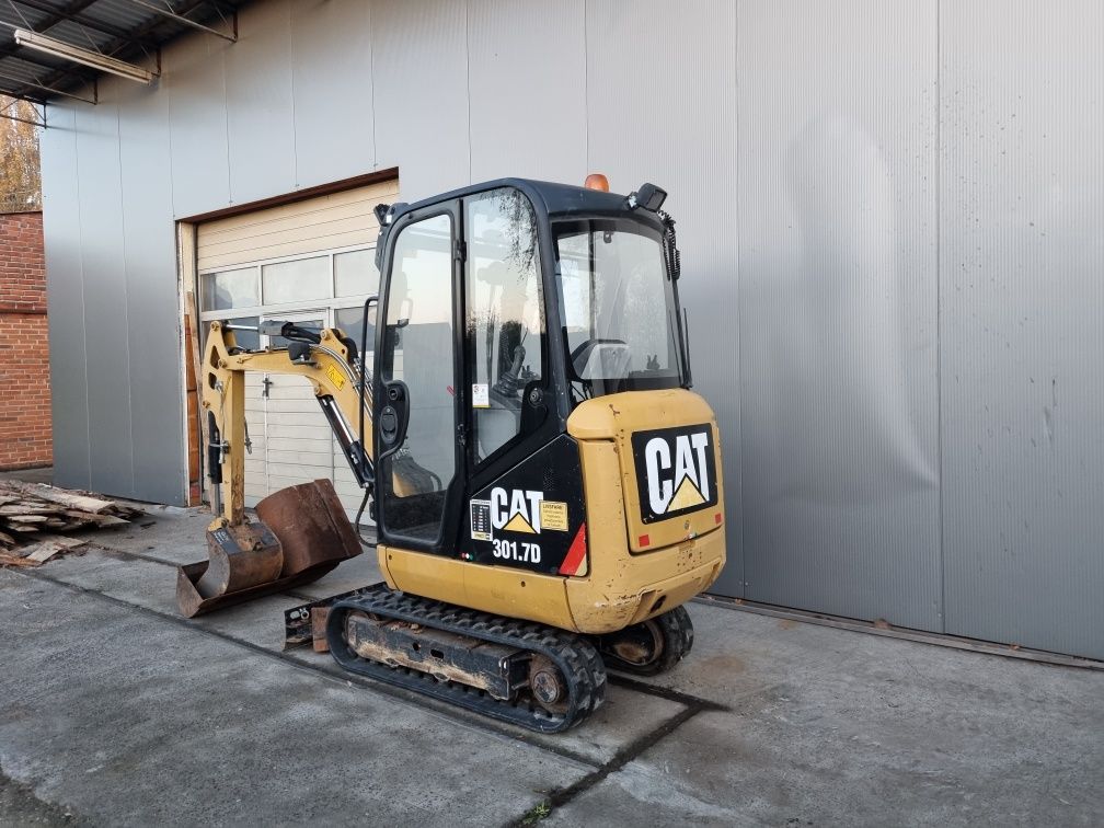 Minikoparka Caterpillar CAT 301.7D rok  2013 Rozsuwane gąsienice