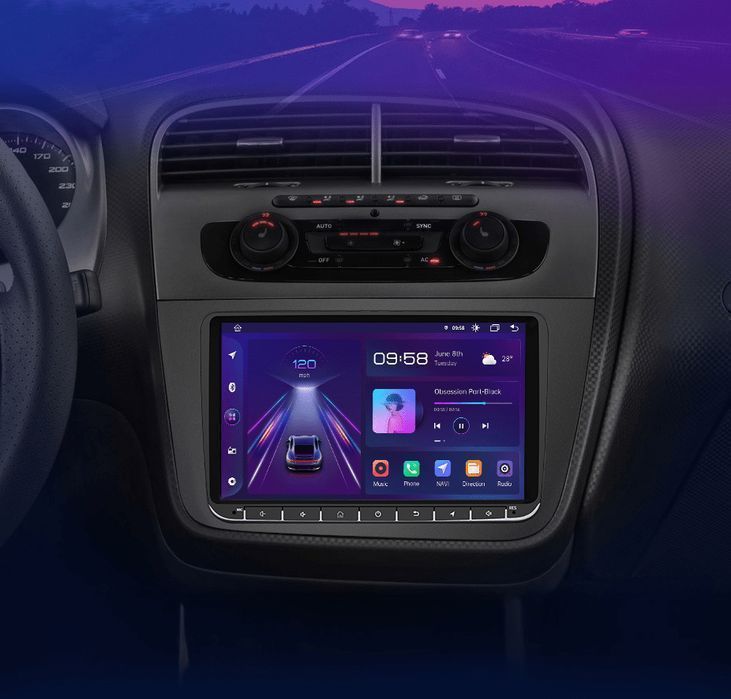Radio nawigacja Seat Altea XL Toledo Carplay Android Auto 6GB 128GB