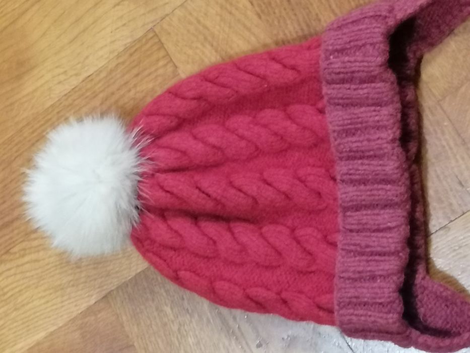 Шапка шапочка вязана ручна робота, дитяча