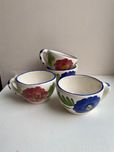 Zestaw 4 ślicznych fliżanek ceramicznych hiszpańskich do espresso kawy