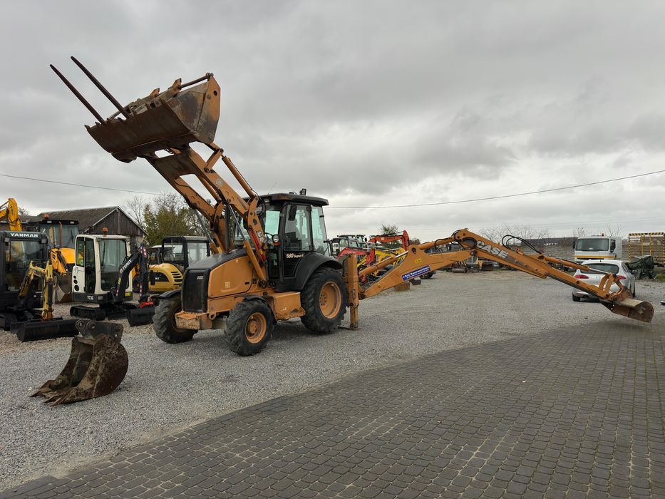 Koparko-Ładowarka CASE 580 SR z 2006 roku koparka 2 łyżki BARDZO DOBRA