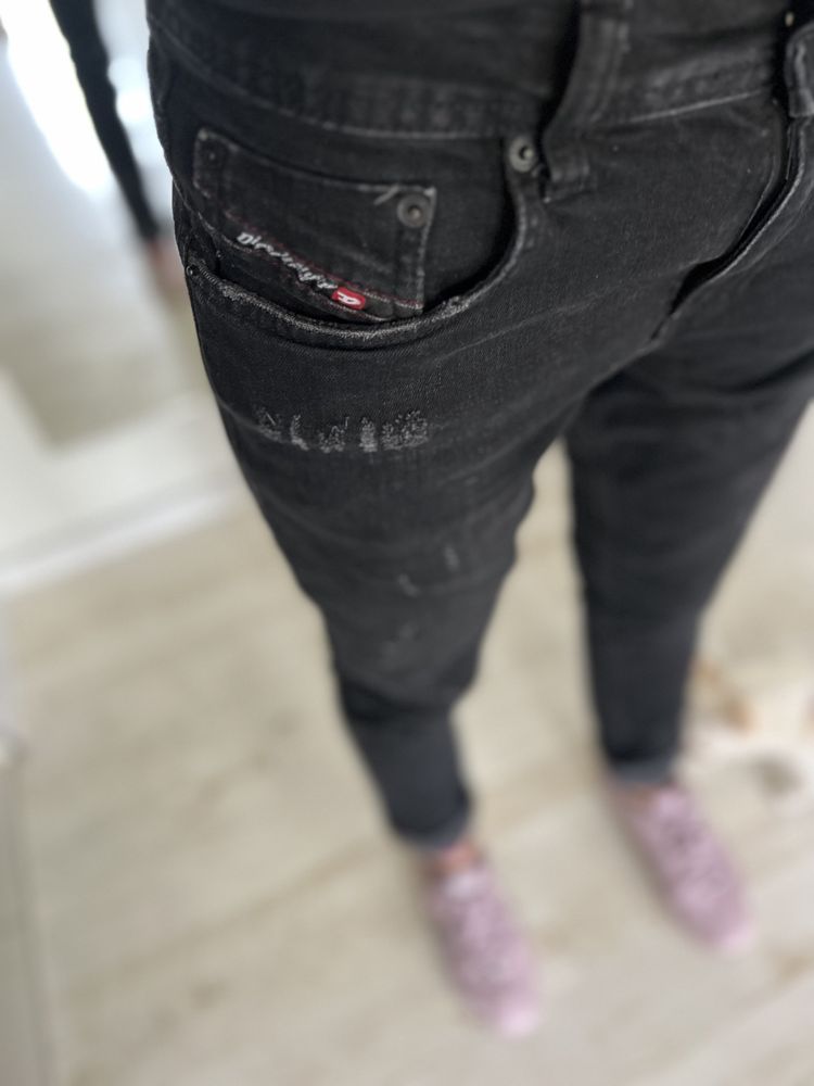 Jeansy Diesel skinny cudo 30/34 słodkie jeansowe