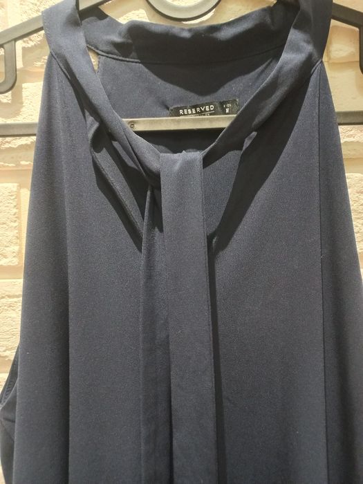 Granatowa sukienka oversize reserved M