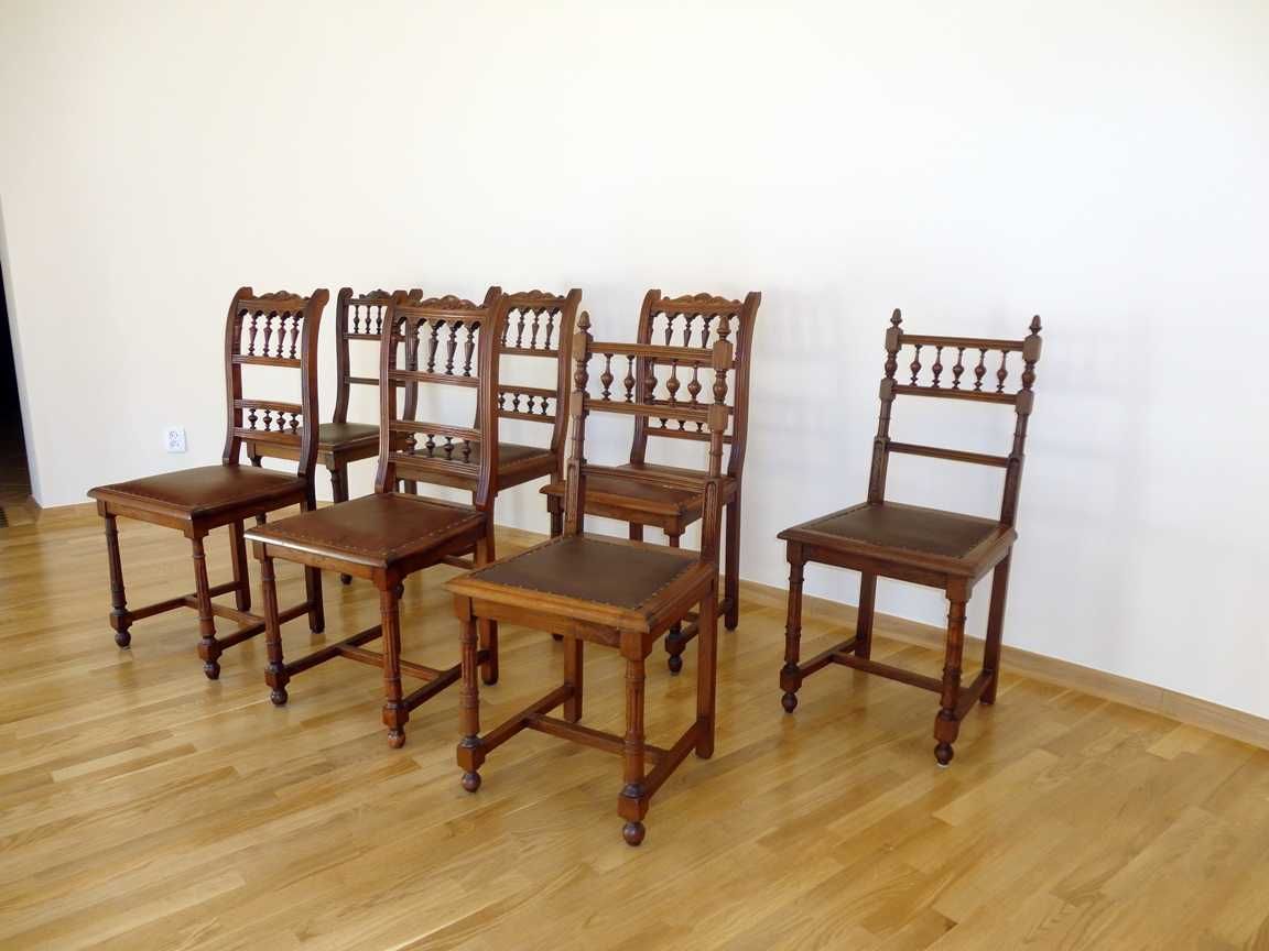 Stare, eklektyczne krzesła